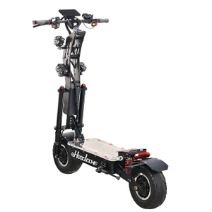 Scooter plegable eléctrico de doble motor hidráulico portátil Godzilla-HB08